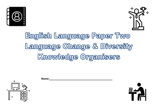 Knowledge Organisers for English Language A-level Paper Two