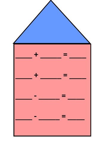 Number bonds 20 Fact Family