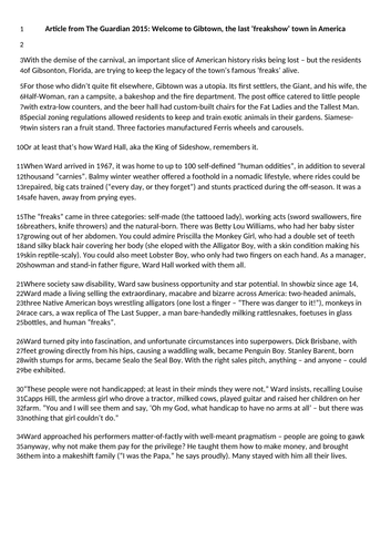 Component 2 Section A