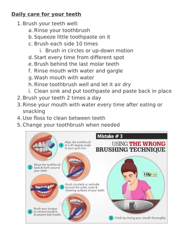 Oral hygiene for kids