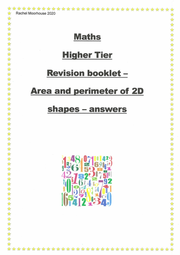 Revision - area and perimeter booklet