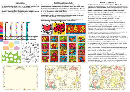 Keith Haring Research Worksheet