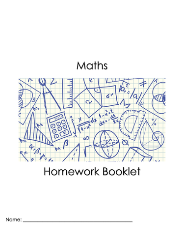 Maths Homework Booklet
