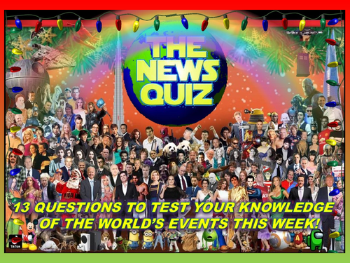 The News Quiz 23rd - 30th November 2020 Form Tutor Time Current Affairs