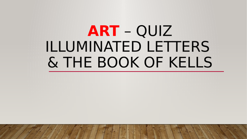 Illuminated letters - Book of Kells | Teaching Resources