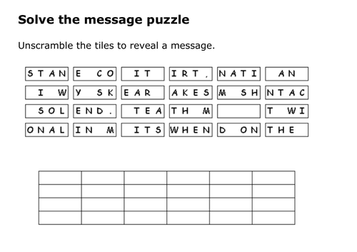 Solve the message puzzle from Diego Maradona