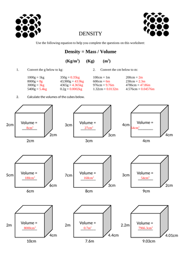 gcse-physics-paper-1-density-mass-and-volume-calculations-worksheet-with-answers-teaching