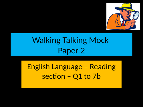 Edexcel English Language Paper 2 Walking Talking Mock