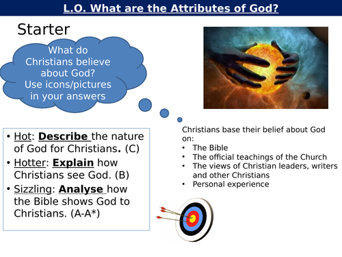 WJEC GCSE RE - Attributes of God - Unit One Christianity Beliefs and Teachings
