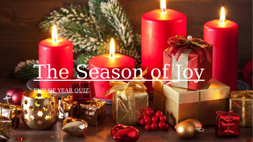 2020 Christmas/End of Year Quiz