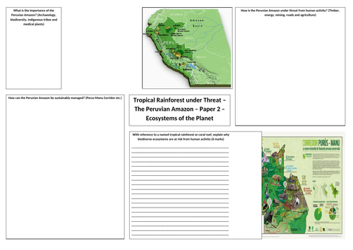 OCR A GCSE Geography Peruvian Amazon Revision