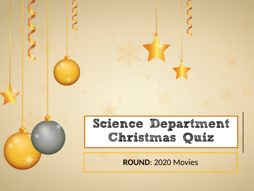 Science Christmas Quiz 2020 / 2021
