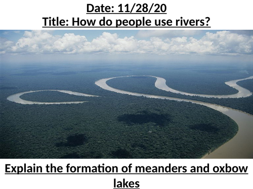 Why are rivers important to people?