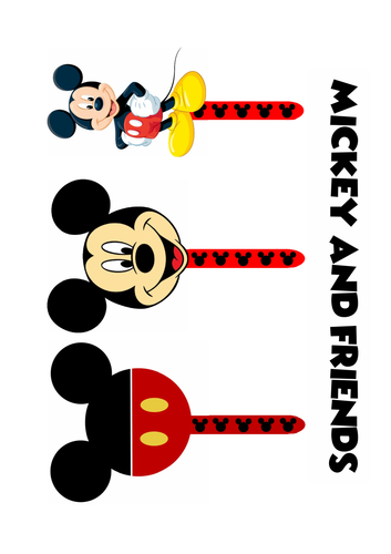 MICKY MOUSE AND FRIENDS FINGER SPACERS