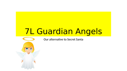 Guardian angels - Free secret santa form time activity