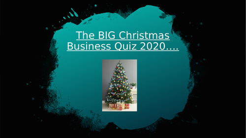 Big Business Christmas Quiz 2020