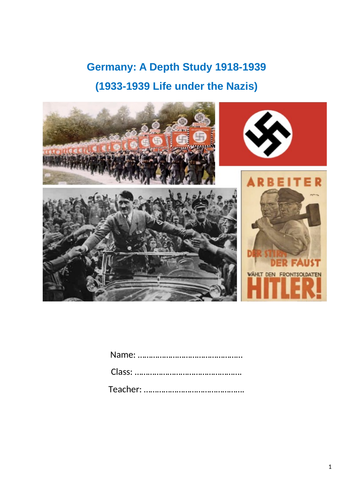 Edexcel Germany - Life in Nazi Germany
