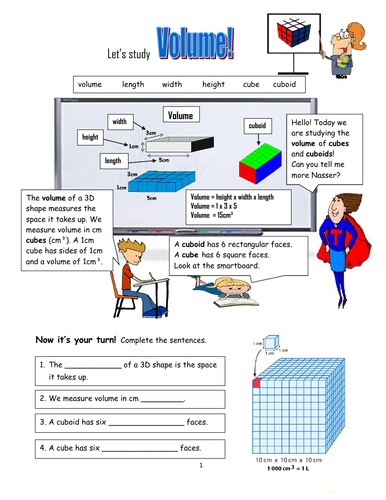Measuring Volume! | Teaching Resources