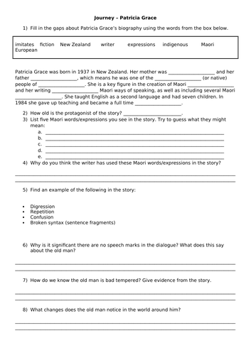 Journey by Patricia Grace