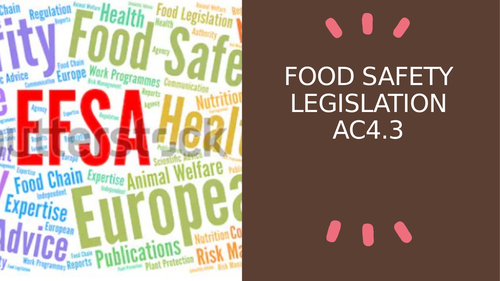 Food Safety Legislation AC4.3
