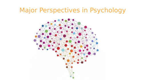 Major Perspectives in Psychology Powerpoint