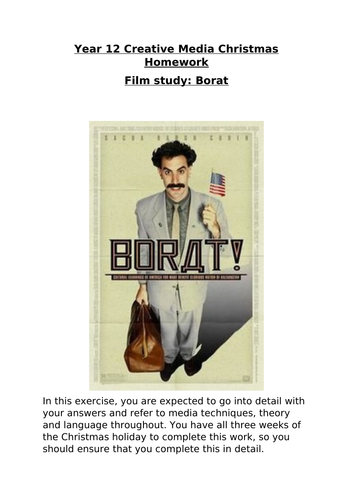 Media/Film Studies - Borat