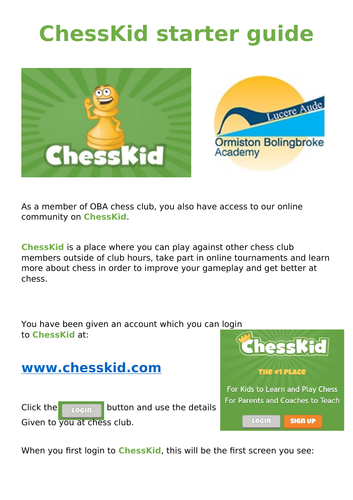 ChessKid Starter Guide