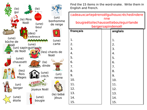 Christmas Word Games / Activities