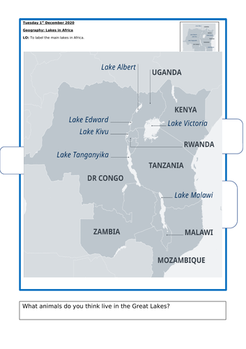 Africa Y1: Geography Full Unit