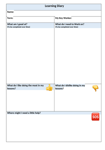 Student Learning Diary/Student Learning Log