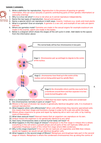 GCSE Biology: Inheritance, Variation and Natural Selection: Unit