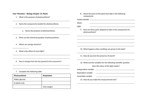 Cambridge Checkpoint and Beyond - Biology Secondary 1 (Year 9)