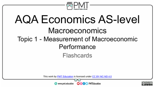 AQA A-level Economics Definitions Flashcards