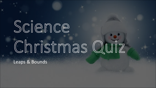 Science Christmas Quiz