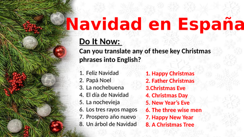 christmas phrases in spanish