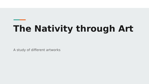The Nativity Through Art