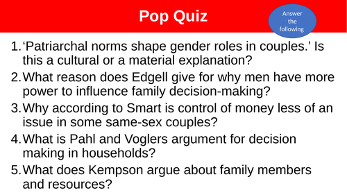 A Level Sociology Education: Role of Education