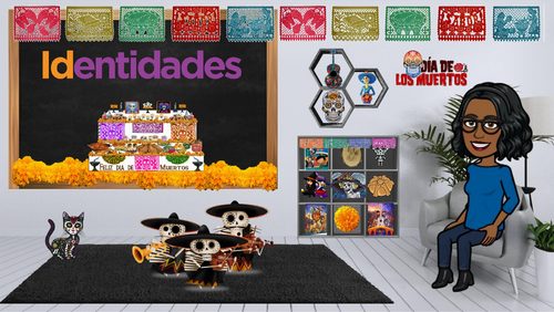 Dia de los muertos bitmoji class with links