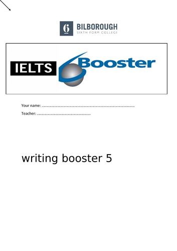 IELTS Writing task 1 Process diagram booklet