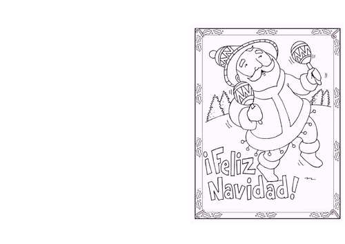 Spanish Christmas Card Designs