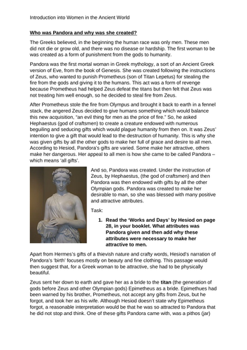 Women in the Ancient world