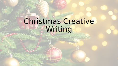 Christmas Creative Writing