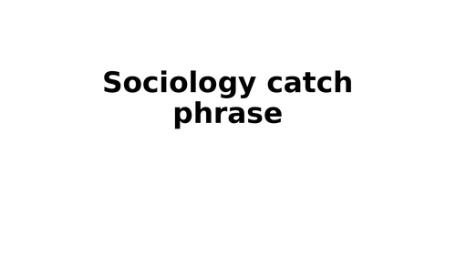 Sociology Research Skills Catchphrase