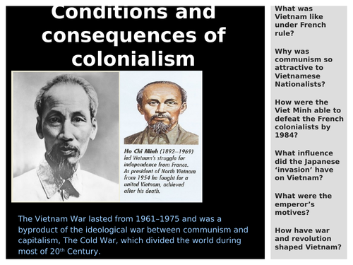 11 Modern History - Vietnam Independence Movement - The rise of anti-colonialism in Vietnam