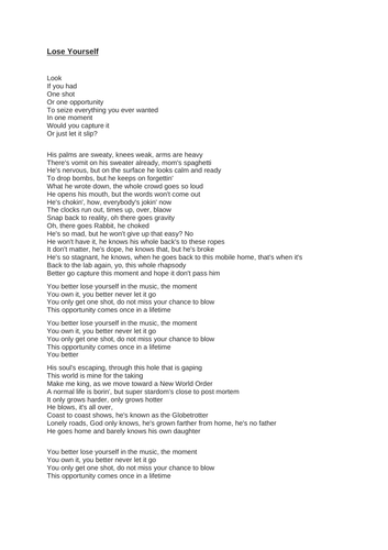 Unseen Poetry - Music lyrics