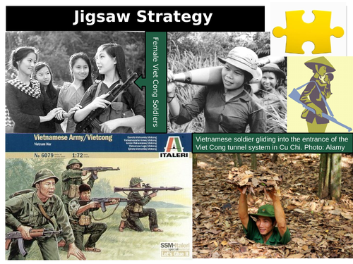 11 Modern History - Vietnam Independence Movement – Jigsaw activity (group work investigating source