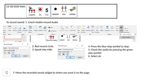 Counting in 2's, 5's and 10's record your voice power points