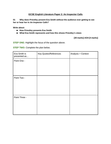Eva smith essay question 05 image