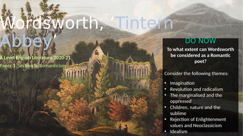 Wordsworth, 'Tintern Abbey'