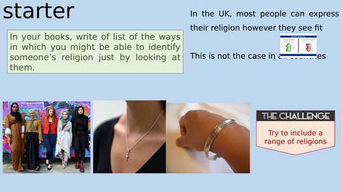 GCSE religious expression